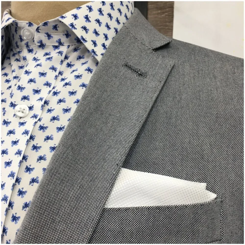 J CREW LUDLOW Mens Blazer Sport Coat Casual Jacket Size 36R Cotton Suit Gray‎